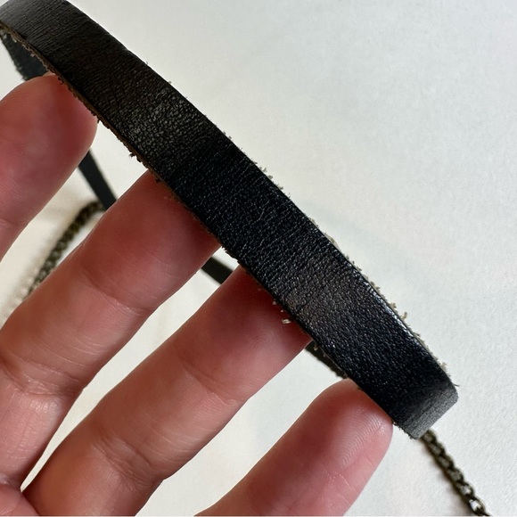 Rue De Bretagne Made In Paris Soft Metallic Chain Strap Pouch Bag Crossbody - Picture 13 of 16